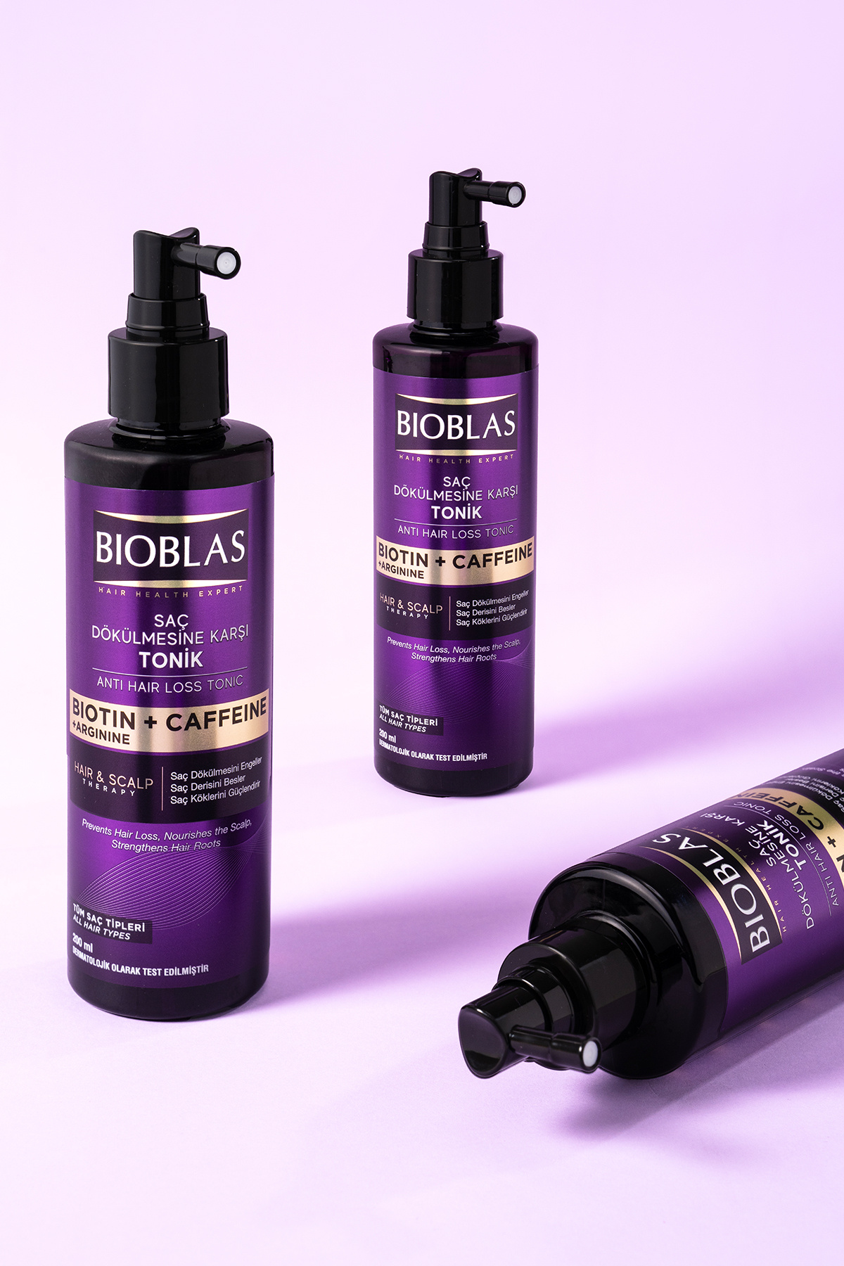 Biotin & Kafein Saç Dökülmesine Karşı Tonik 2 x 200 Ml — BioblasBundle18 — تصویر 4 از 4
