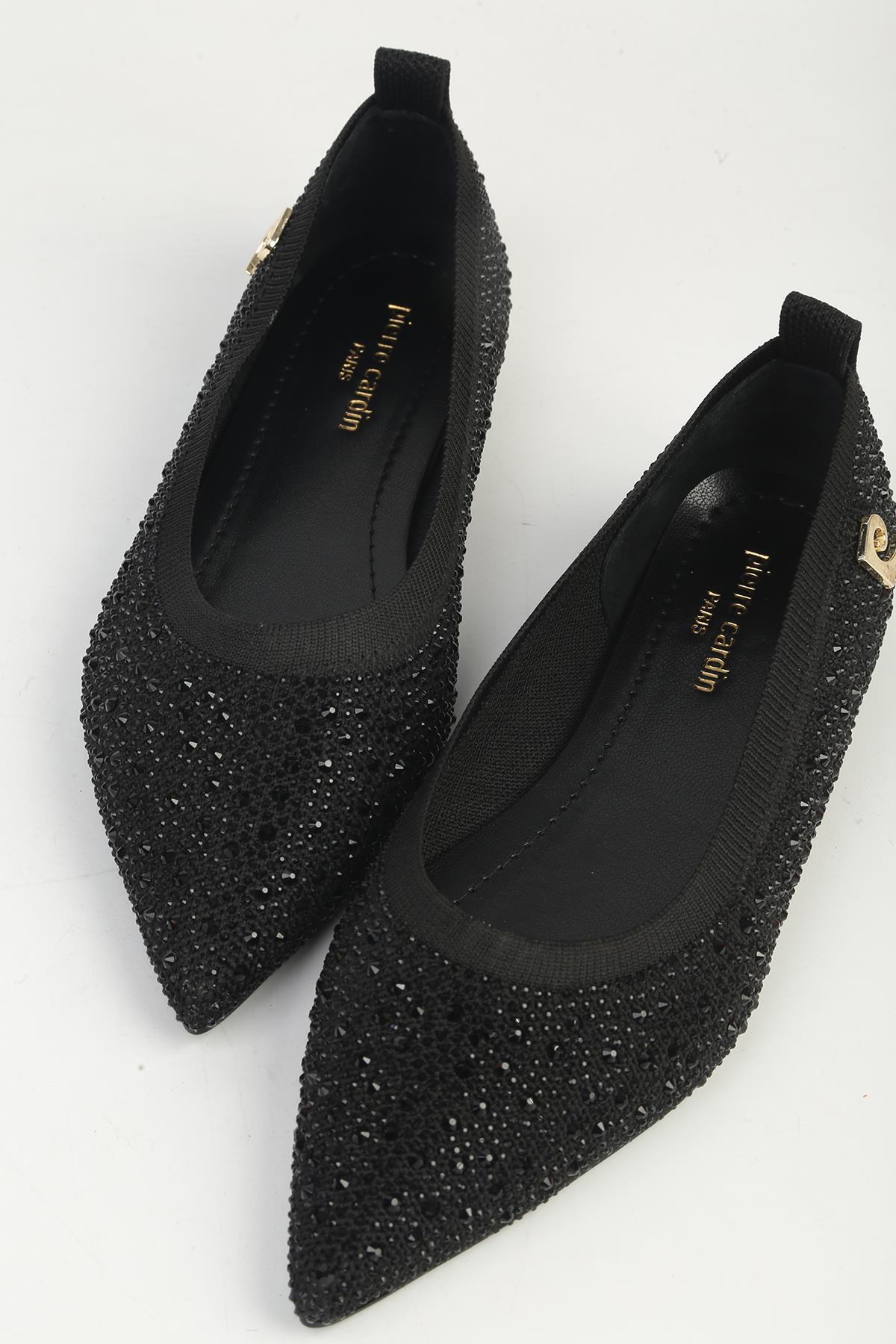 Pierre Cardin  Kadın Siyah Babet PC-55733