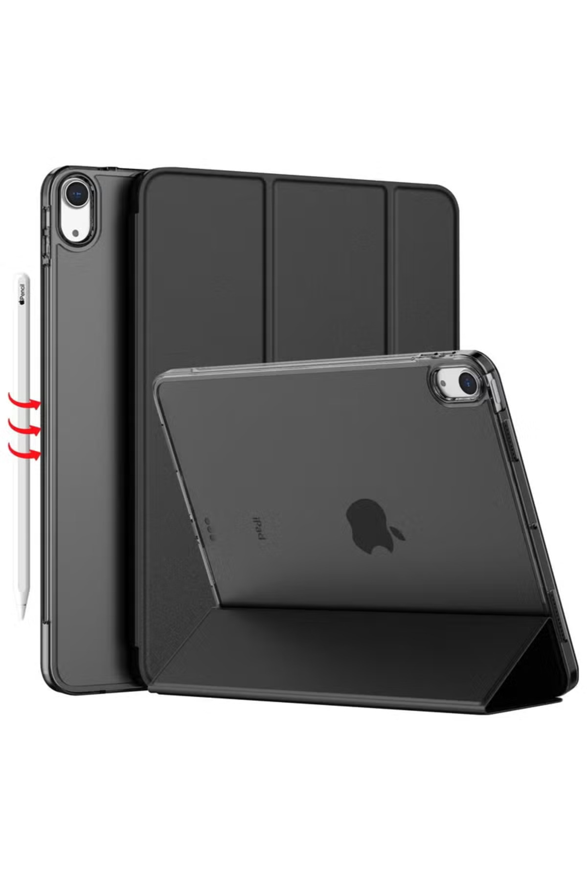 Protective Case for Apple iPad 10.9 Inch (2019–2021) with Pencil Holder, Auto Wake/Sleep, sa54367,