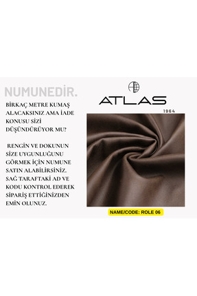 atlas fabric Atlas Kumaş Role Serisi Nubuk Kumaş Numunesi
