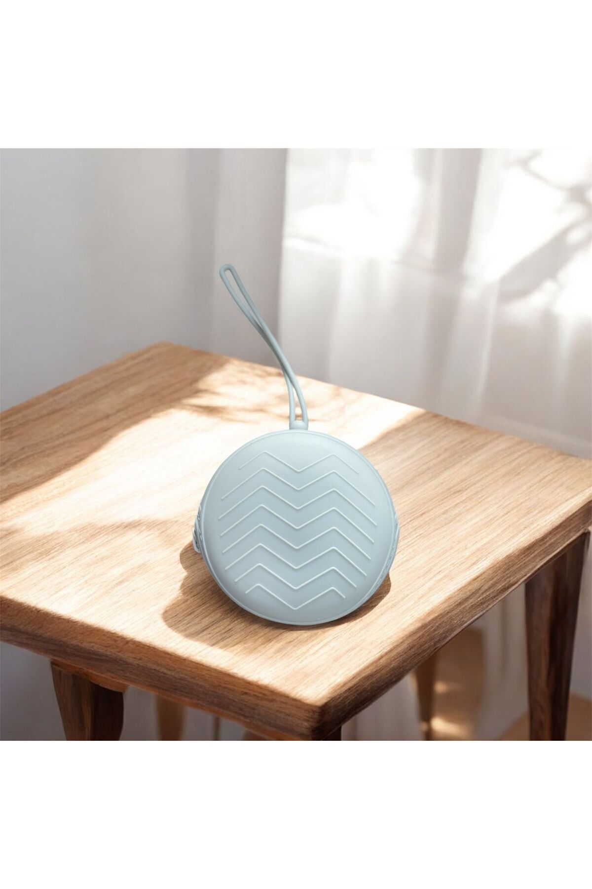 The Cloudish Shop Silikon Emzik Saklama Kutusu Emzik Tutucu Taşınabilir Askılı Fermuarlı - BUZ MAVİ fotoğrafı 4 (önizleme)