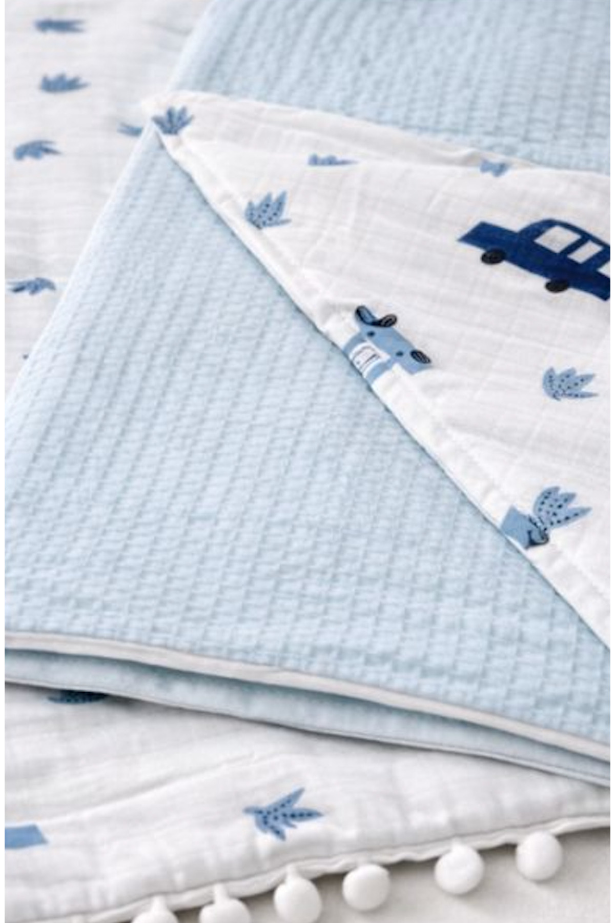 For My Baby Bebek Alt Açma Seti Müslin – Dolgulu Alt Açma Minderi, Yastık, Önlük ve Pike fotoğrafı 5 (önizleme)