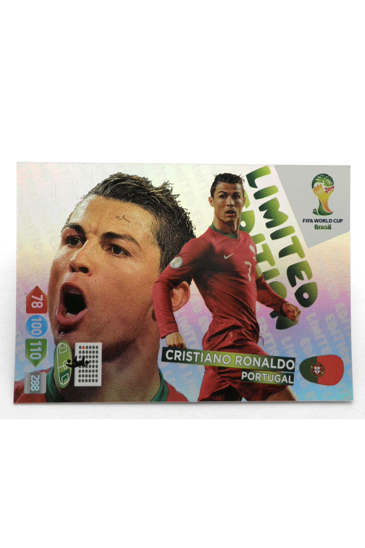 Panini ADRENALYN XL FIFA WC BRASIL 2014 CRISTIANO RONALDO Limited