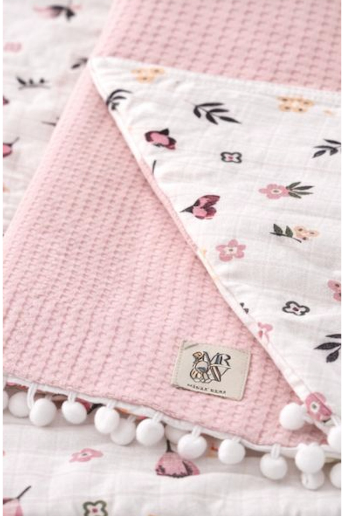 For My Baby Bebek Alt Açma Seti Müslin – Dolgulu Alt Açma Minderi, Yastık, Önlük ve Pike fotoğrafı 5 (önizleme)