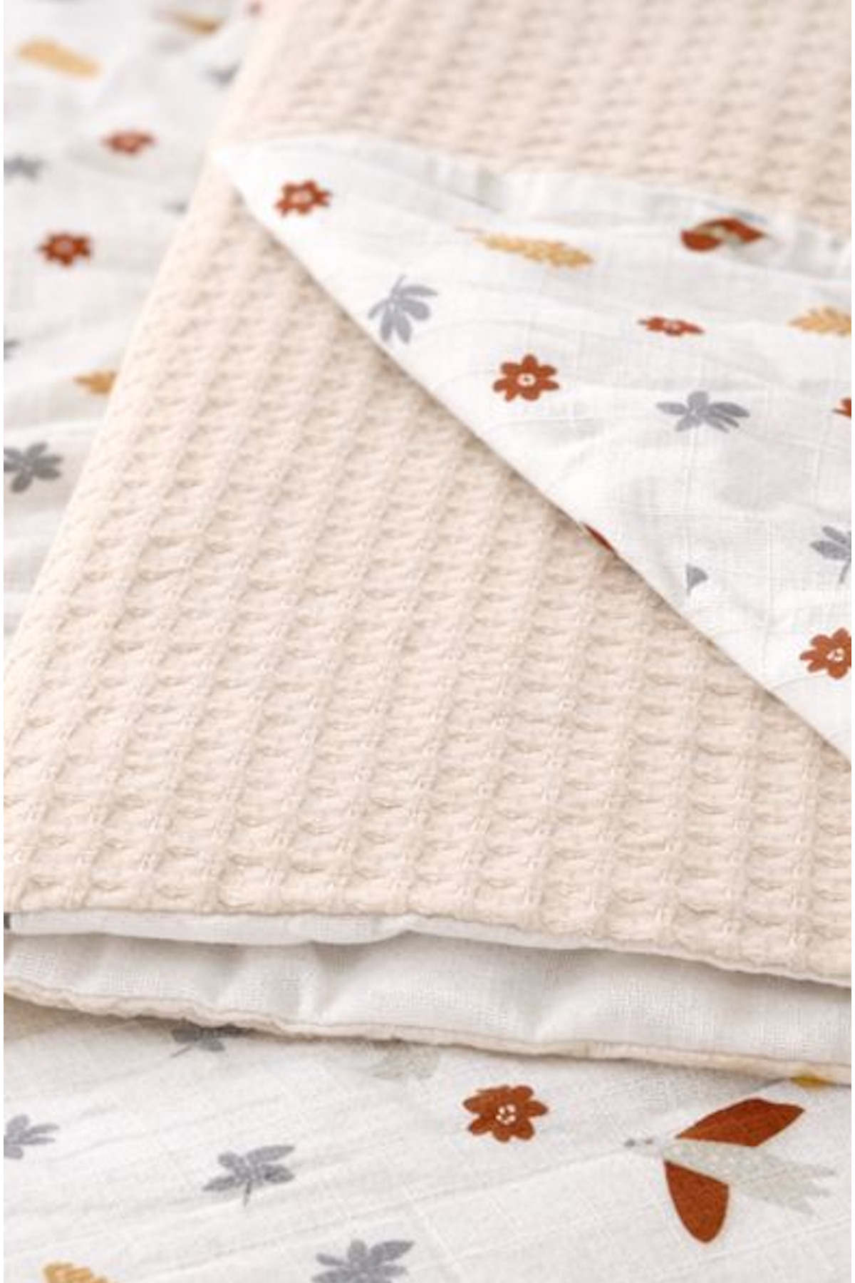 For My Baby Bebek Alt Açma Seti Müslin – Dolgulu Alt Açma Minderi, Yastık, Önlük ve Pike fotoğrafı 6 (önizleme)