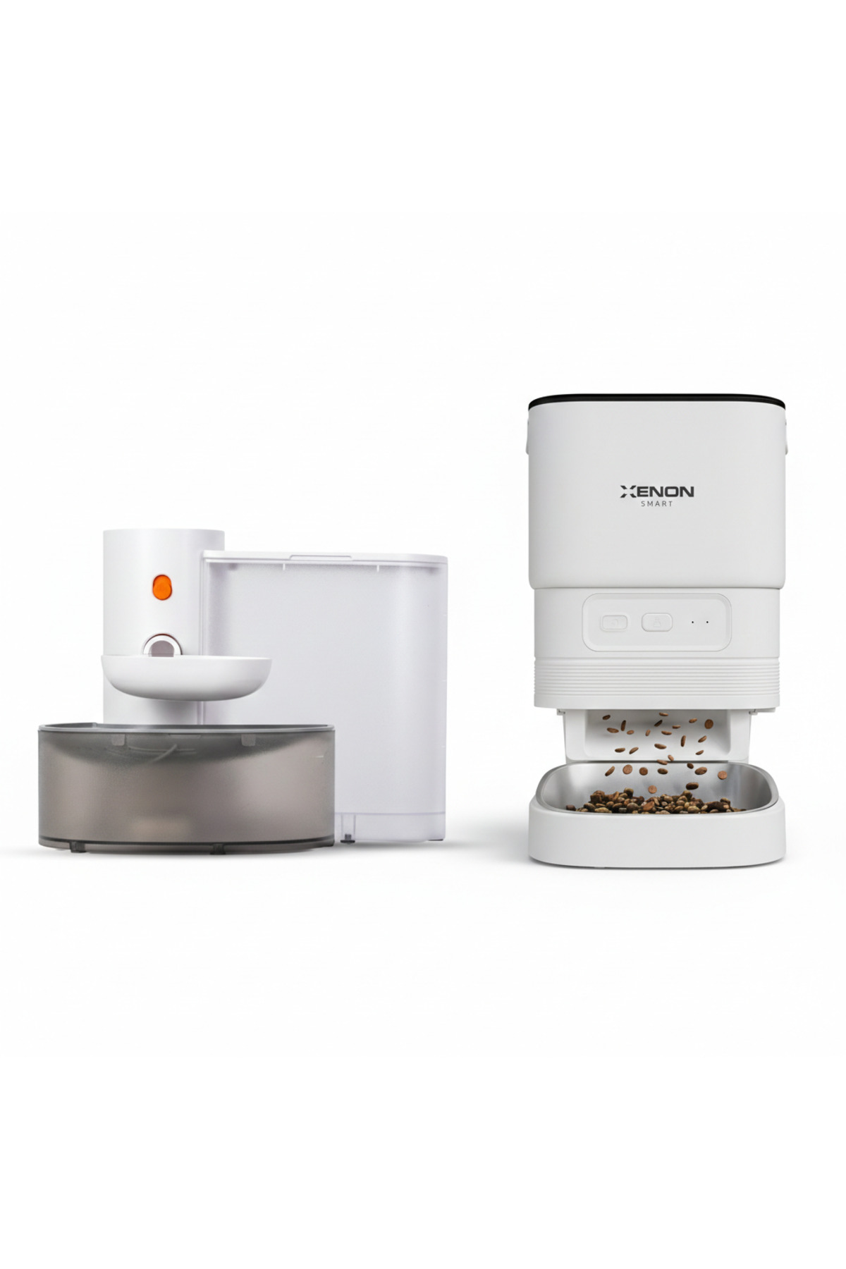 【極美品】 DONNER カホン ケース付き30×30×48 Xenon Smart Akıllı Kedi Besleme Set Wi-Fi Kedi Mama Kabı Çelik