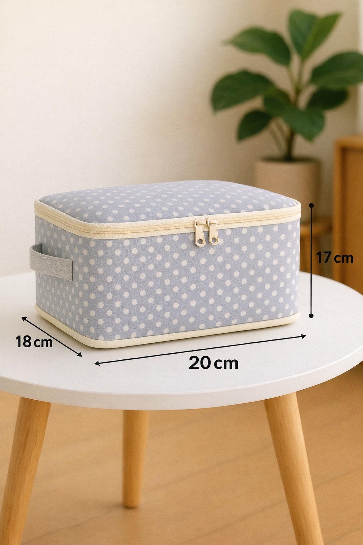 Lumtex Home Textile 6 Parça puantiye desenli - Doğum/Hastane Çıkış Çantası - desenli bebek bakım seti fotoğrafı 4 (önizleme)