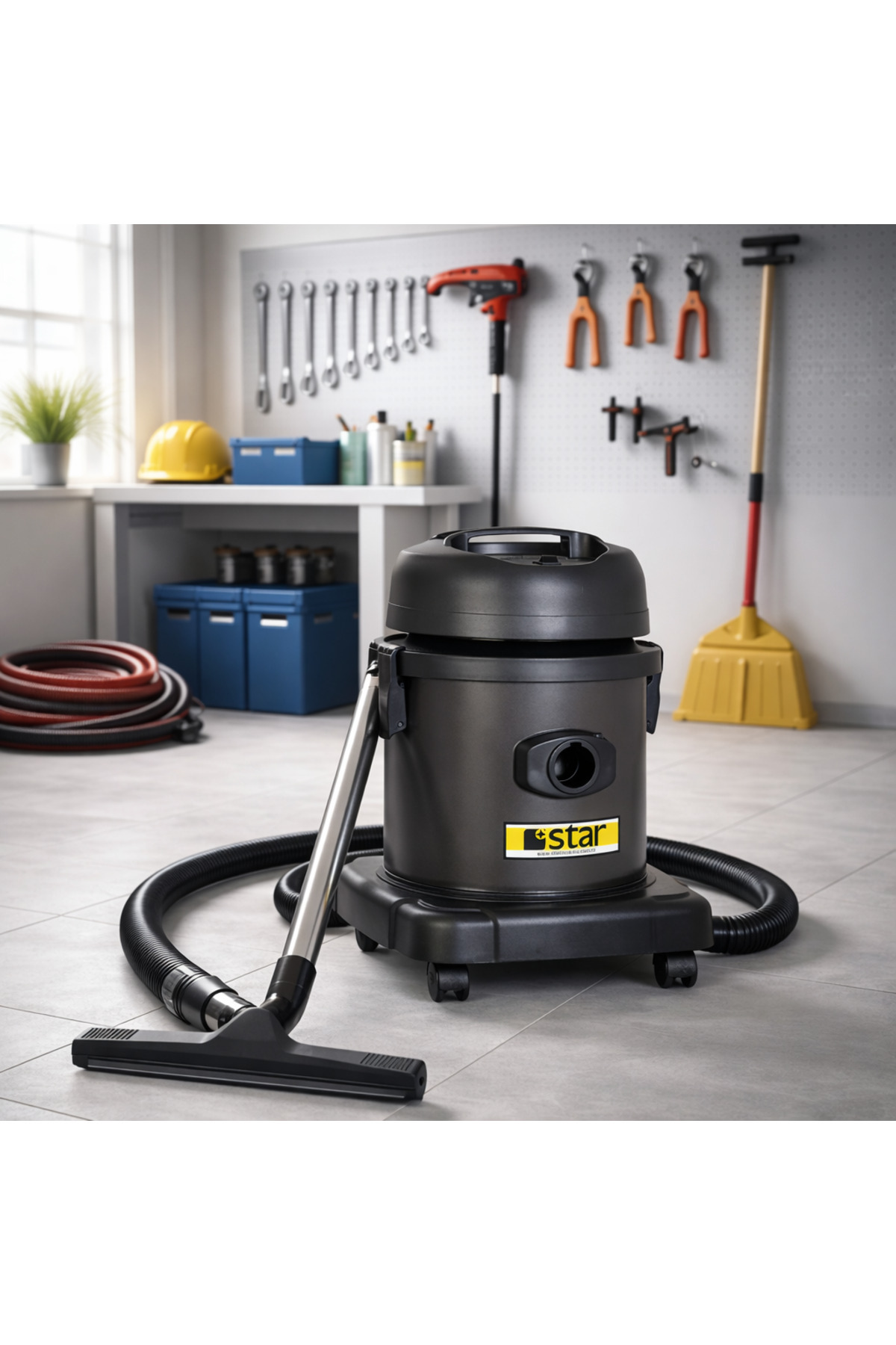 STAR MAKINA Islak ve Kuru Elektrikli Supurge Herkul 20 WD Plastik