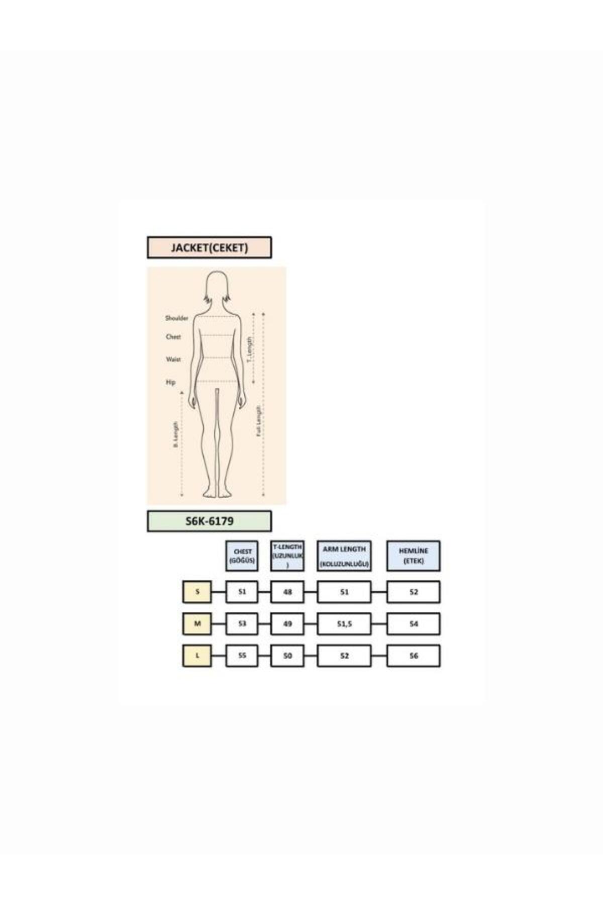 Lijuri  Teddy Peluş Ceket Düğmeli 6179 - Görsel 8