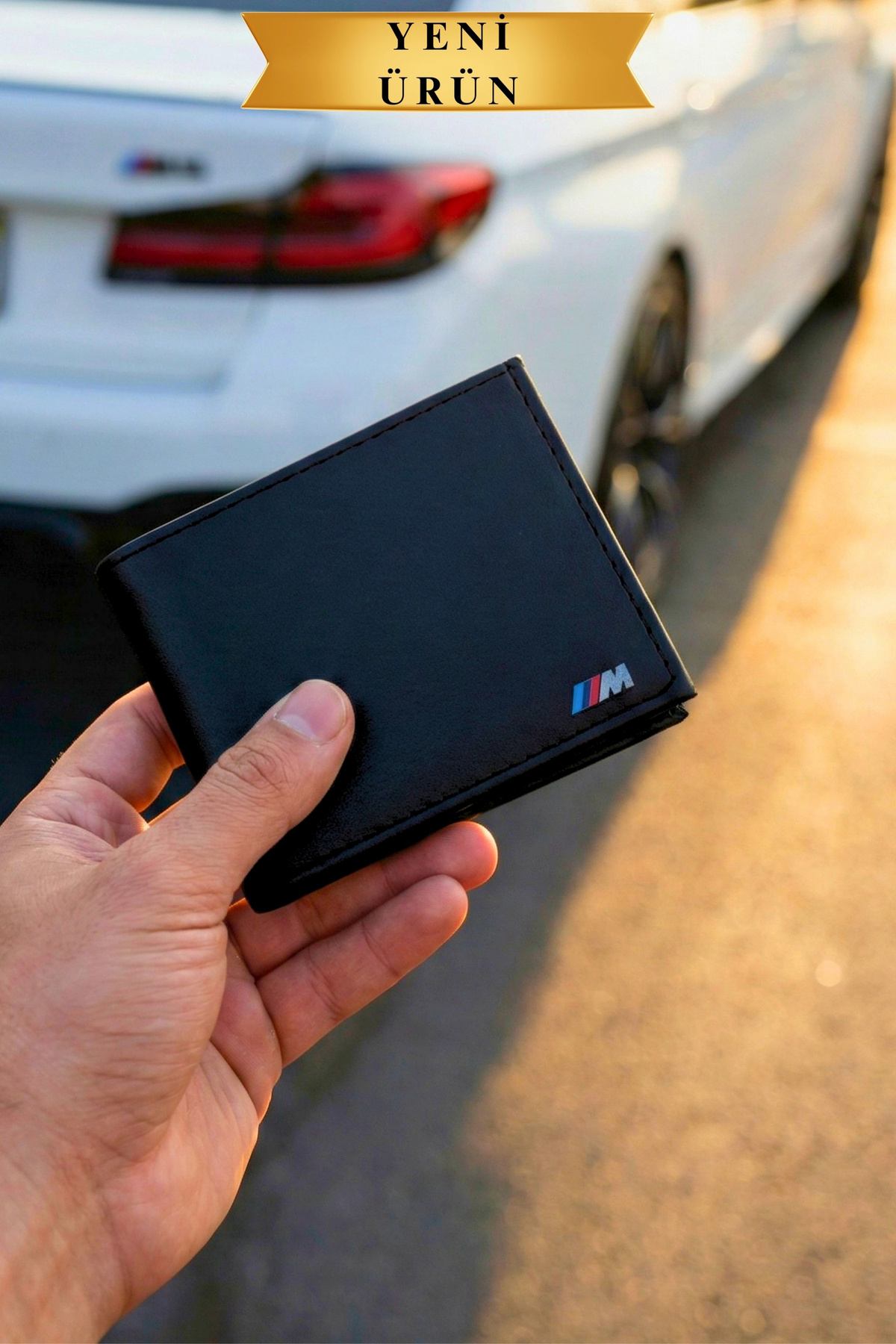 VANİLLA COLLECTİON  M Logolu Siyah Erkek Cüzdan - Hediyelik Lüks Cüzdan