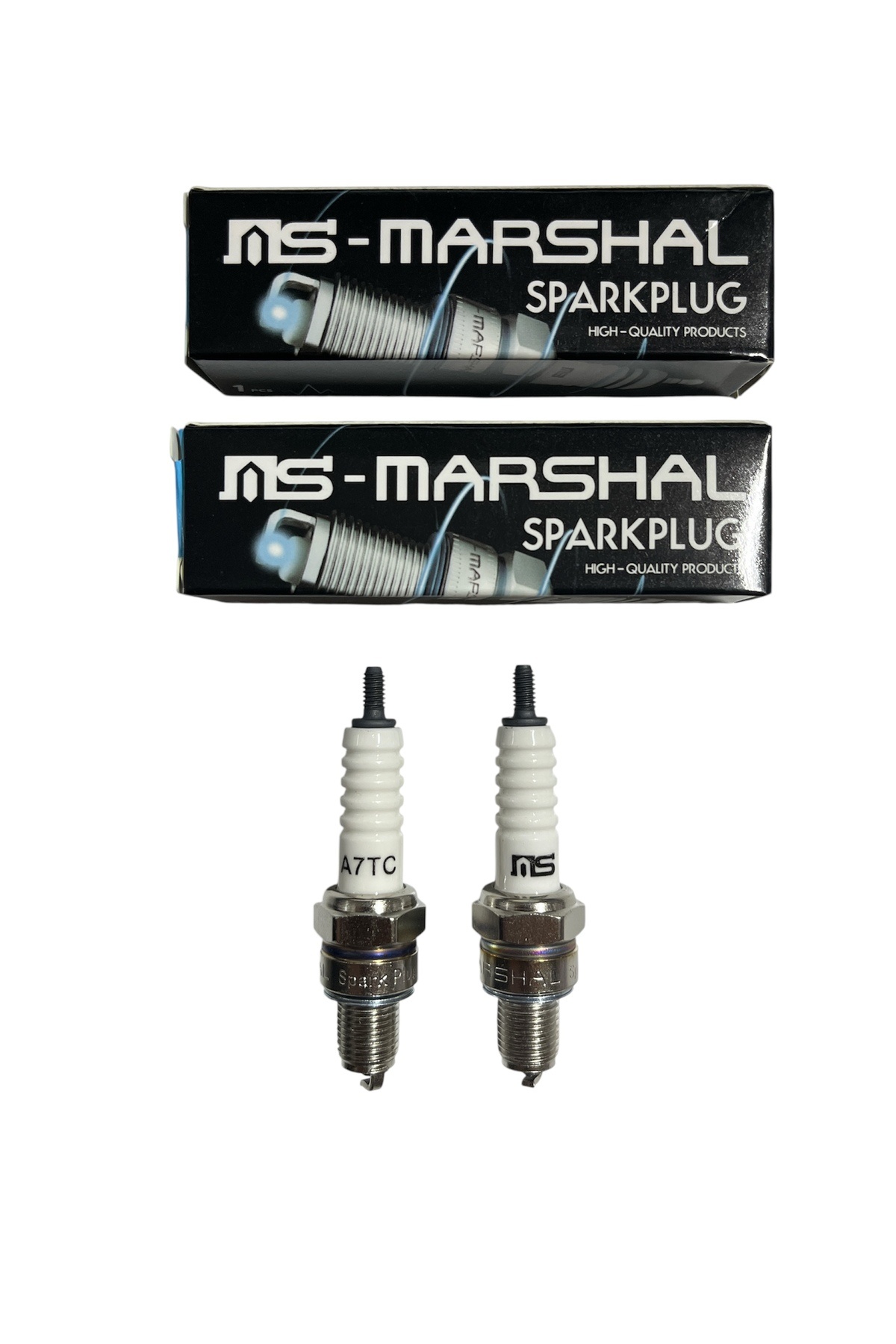 MOTORKİT MK 2 ADET BUJİ SCOOTER A7TC [C7HSA] MARSHAL SCOOTER 50-80-125 ...
