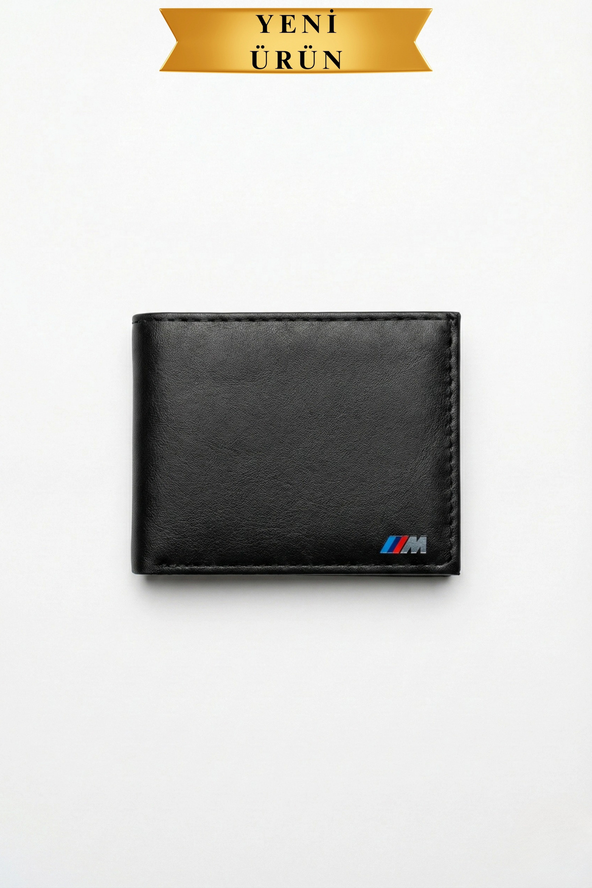 VANİLLA COLLECTİON  M Logolu Siyah Erkek Cüzdan - Hediyelik Lüks Cüzdan - Görsel 3