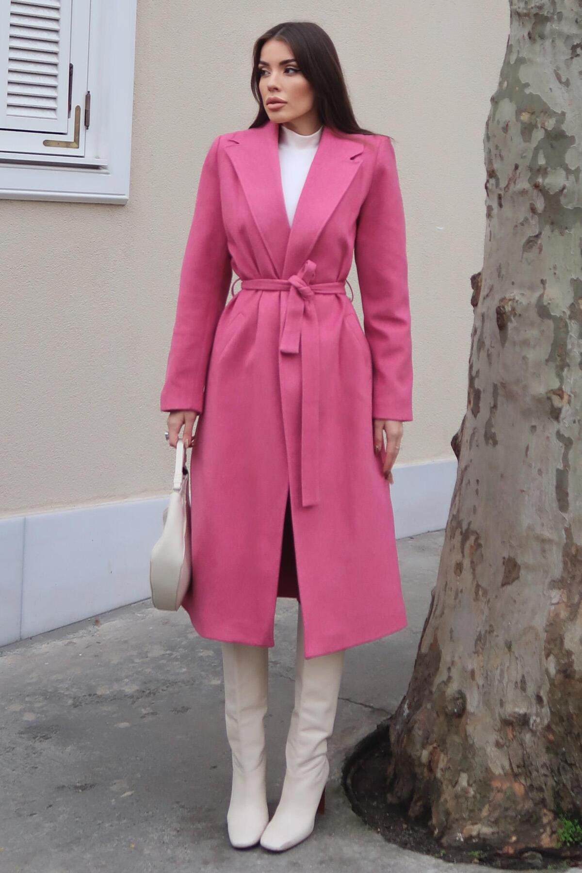 Lijuri  Klasik Kesim Kuşaklı Kaban 7125 MP - Görsel 3