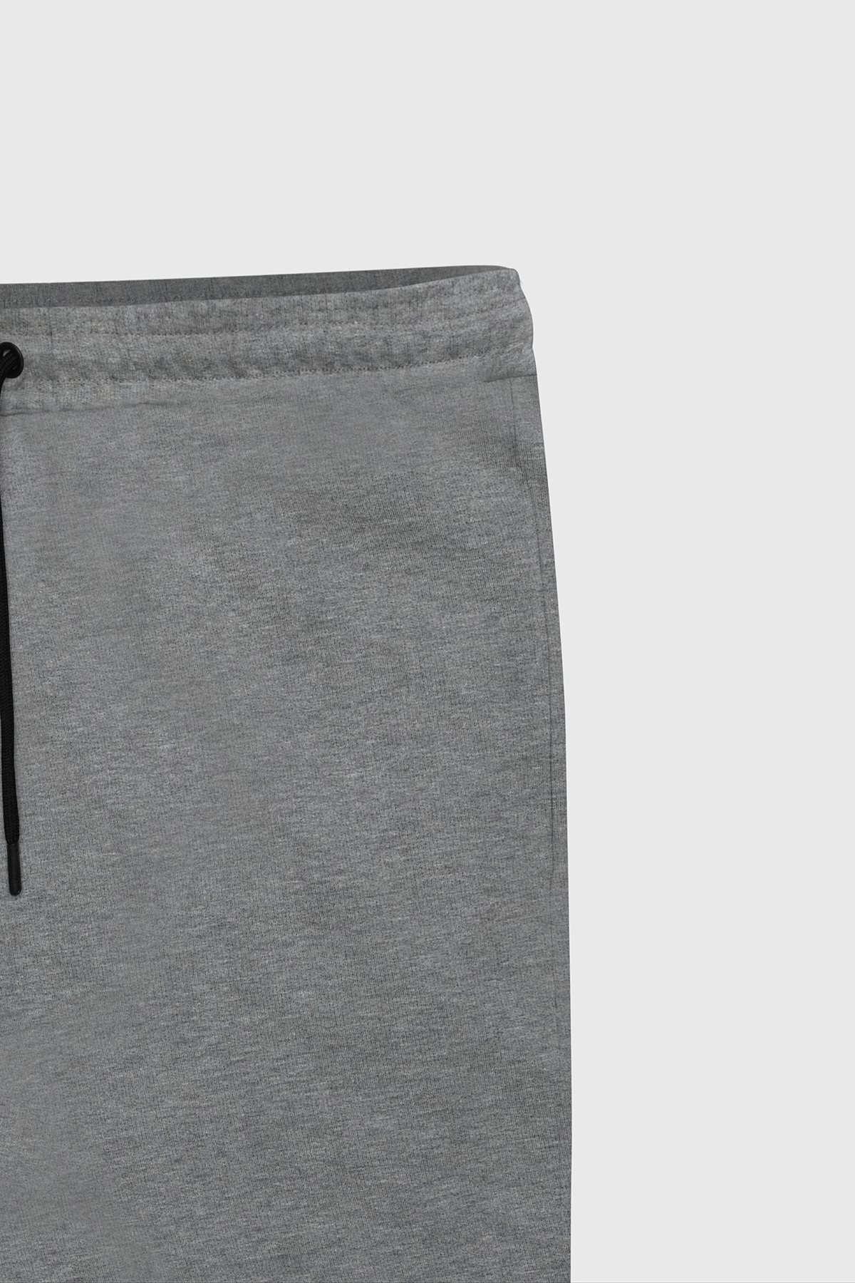 AC&Co / Altınyıldız Classics Erkek Gri Melanj Standart Fit Günlük Rahat Spor Örme Şort görsel 7