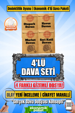 GameBulance Dedektif Oyunu Cinayet Çözme | 4 Farklı Gizemli Dava Kutu Oyunu E...