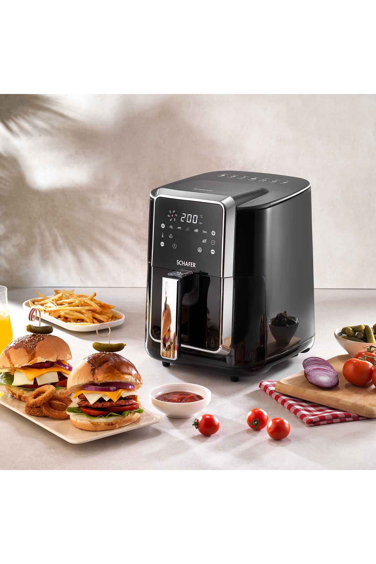 Allians Siyah Renkli Çok Fonksiyonlu Airfryer ile Sağlıklı Pişirme Keyfi