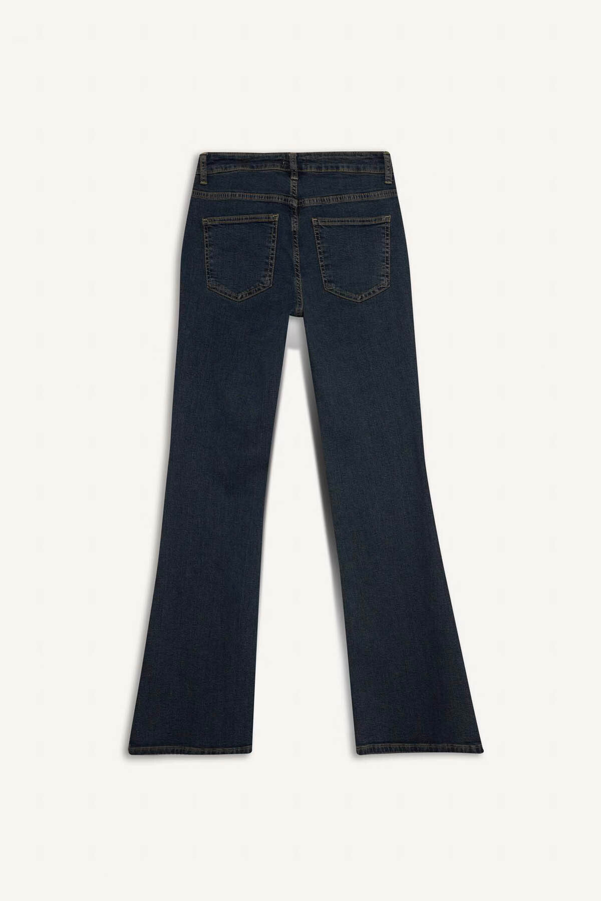 DeFacto Mia Flare Fit Jean Yıkamalı Pantolon F5536AX26SP görsel 7