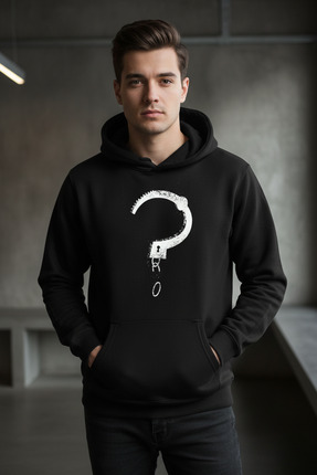 Eritqaa Minimal Tasarım Erkek Sweatshirt Kapüşonlu Urban Style