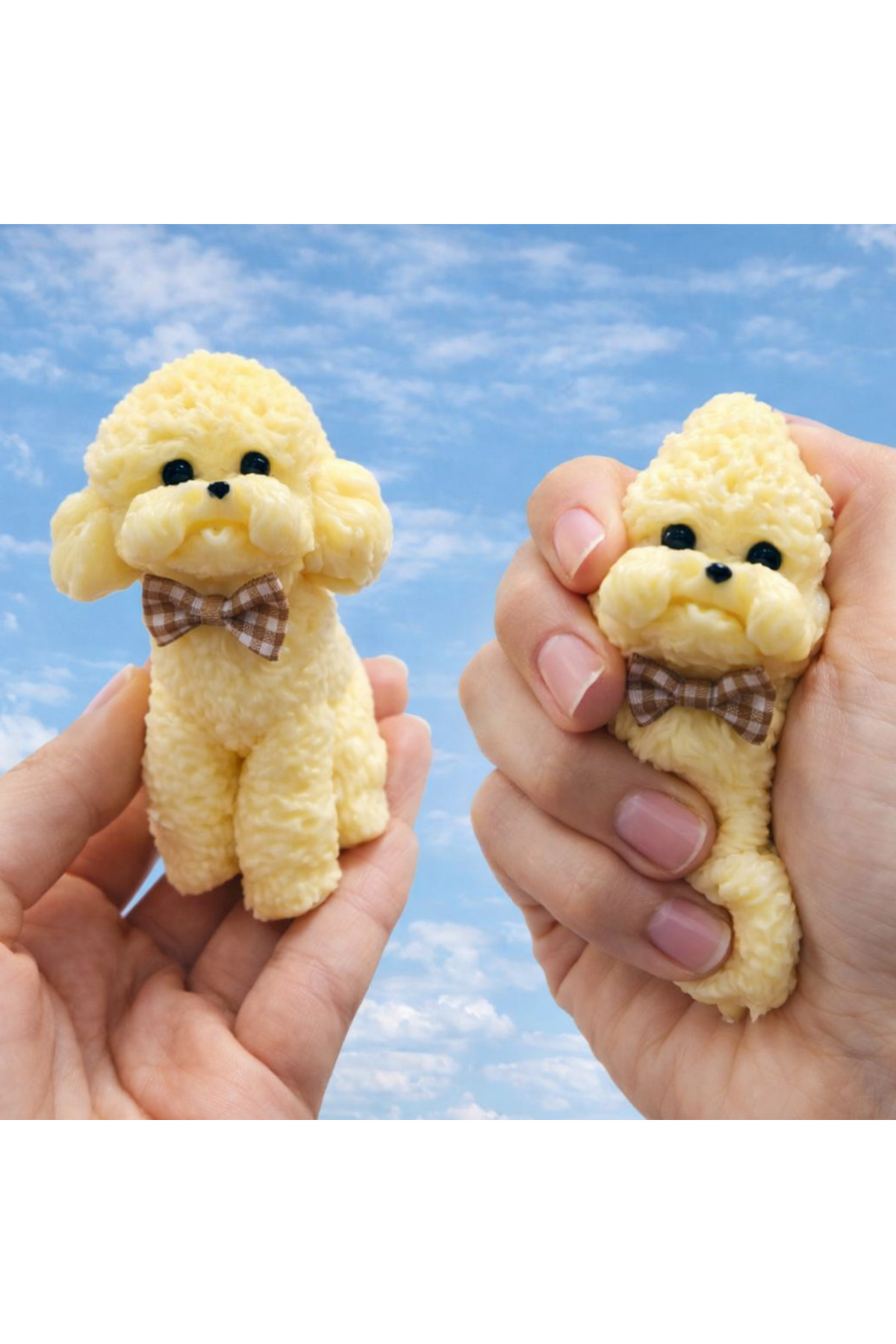 Poodle Squishy Oyuncak Jel Sukuşi Yumuşak Soft Köpek / Squishy Oyuncak / Yüksek Kalite 10cm