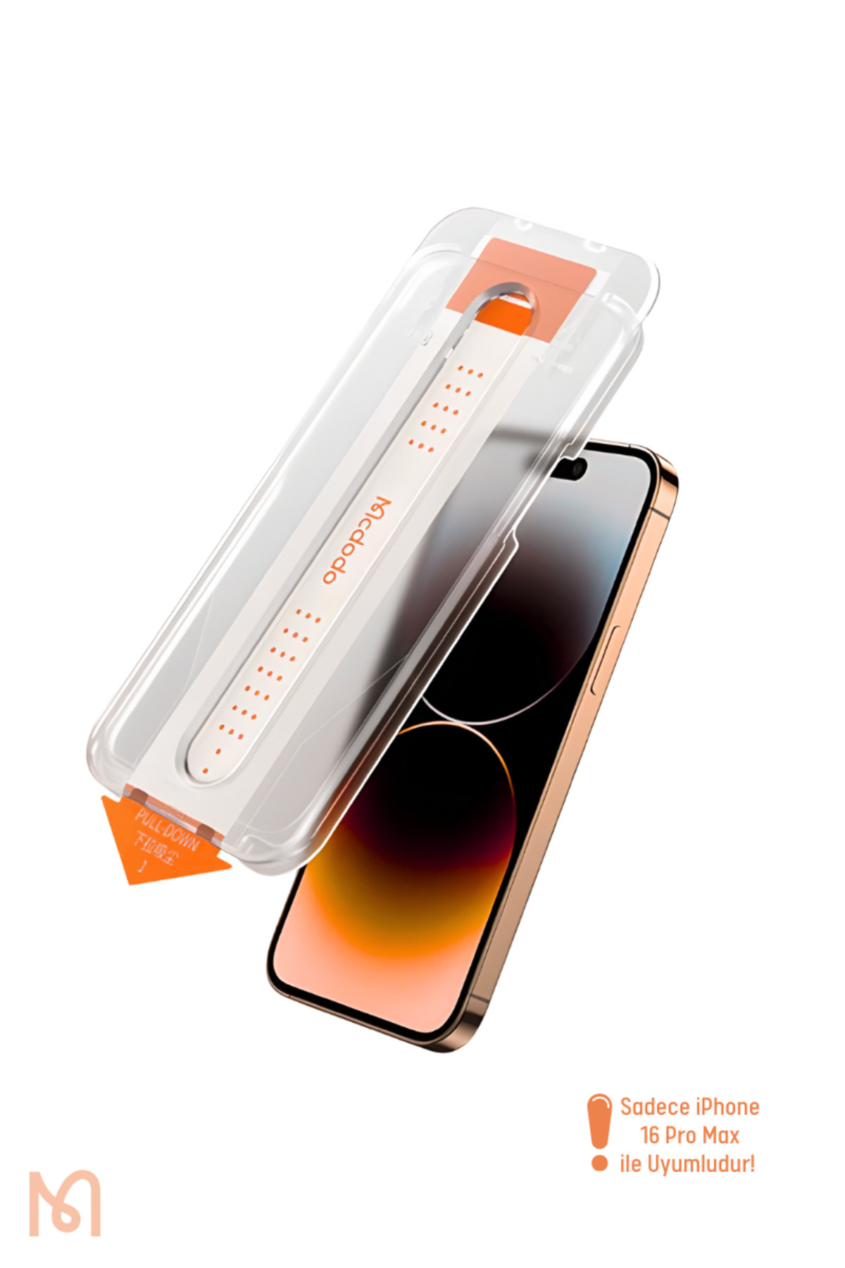 autoFit Transparent Glass Screen Protector for iPhone 16 Pro Max