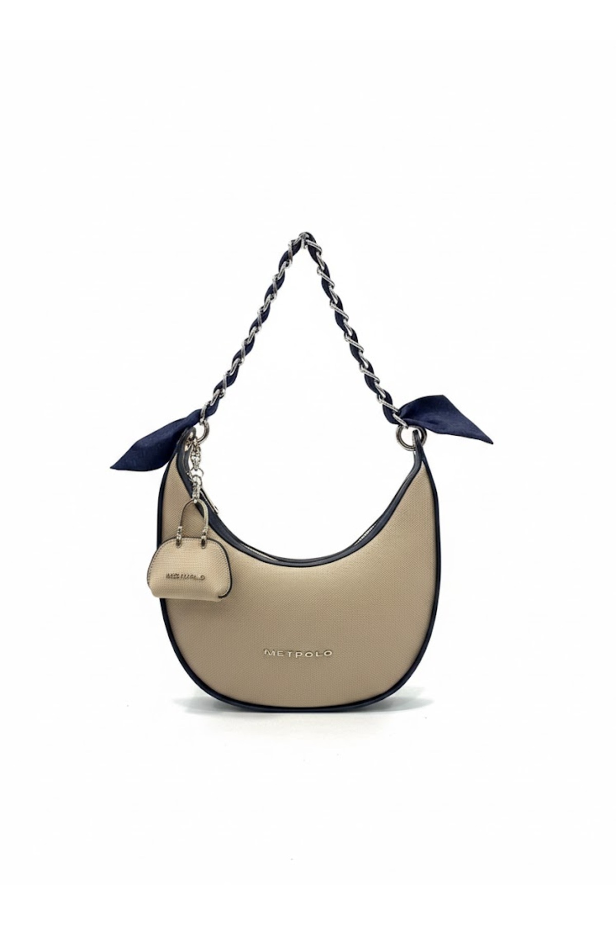 Women Shoulder and Handbag Baguette Bag & Silk Scarf Detail