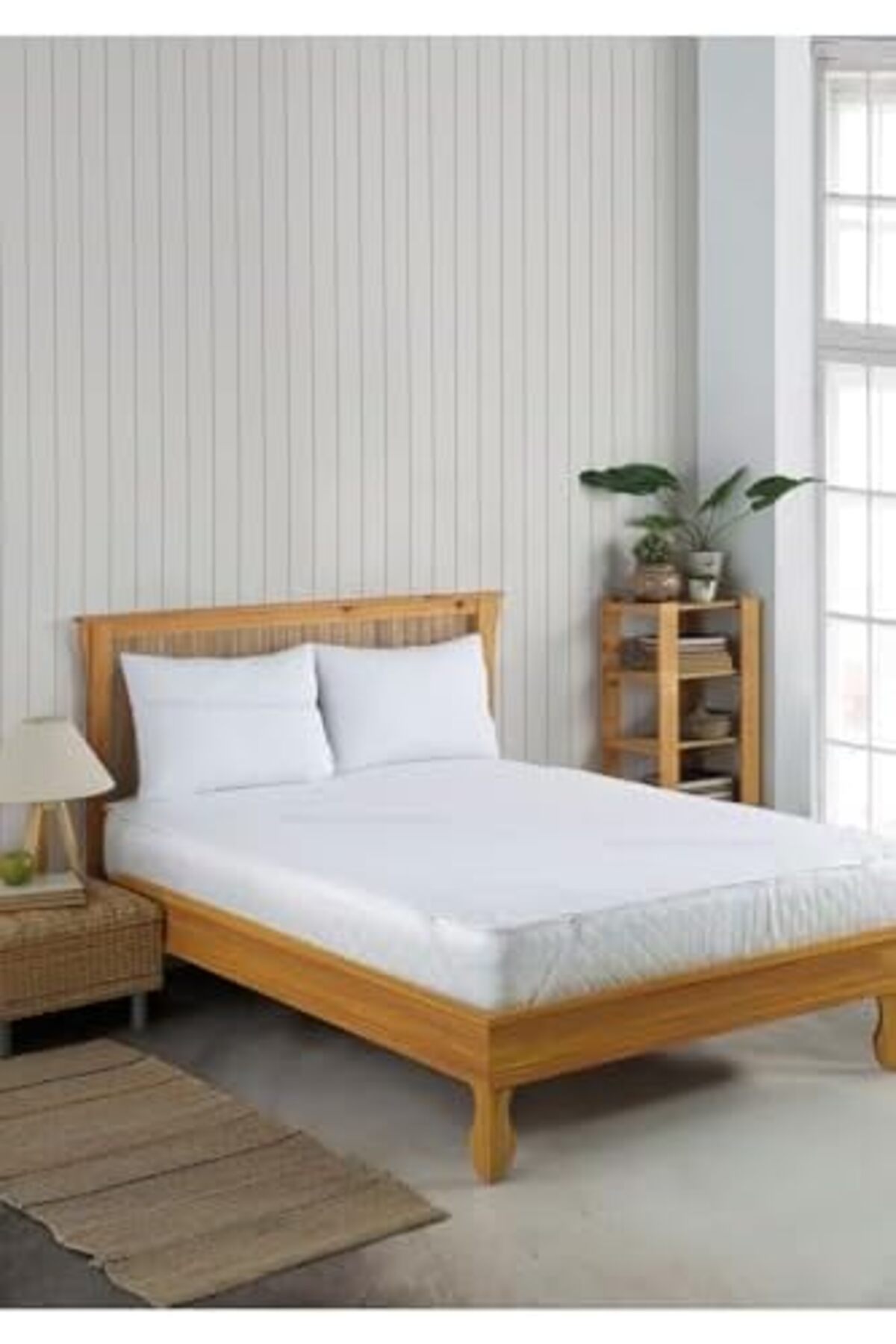 esplendor espshopx %100 Pamuk Su Sıvı Geçirmez Köşe Lastikli Alez Tek Çift Bebek Yatak Koruyucu Alez (90 x 190 fotoğrafı 3 (önizleme)