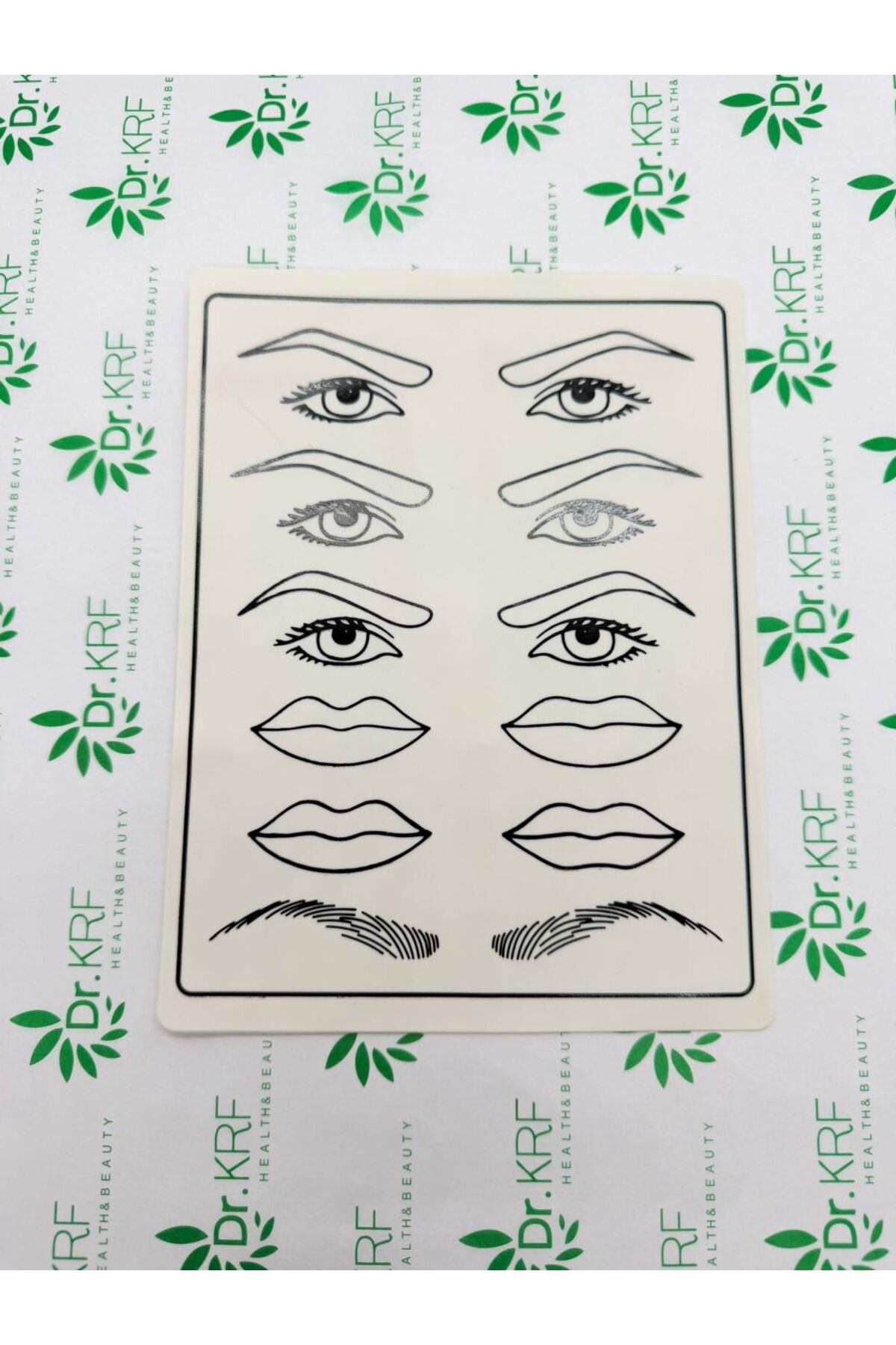 DR.KRF BEYAZ EĞİTİM LATEKSİ KAŞ-GÖZ — DRKRFBELKG