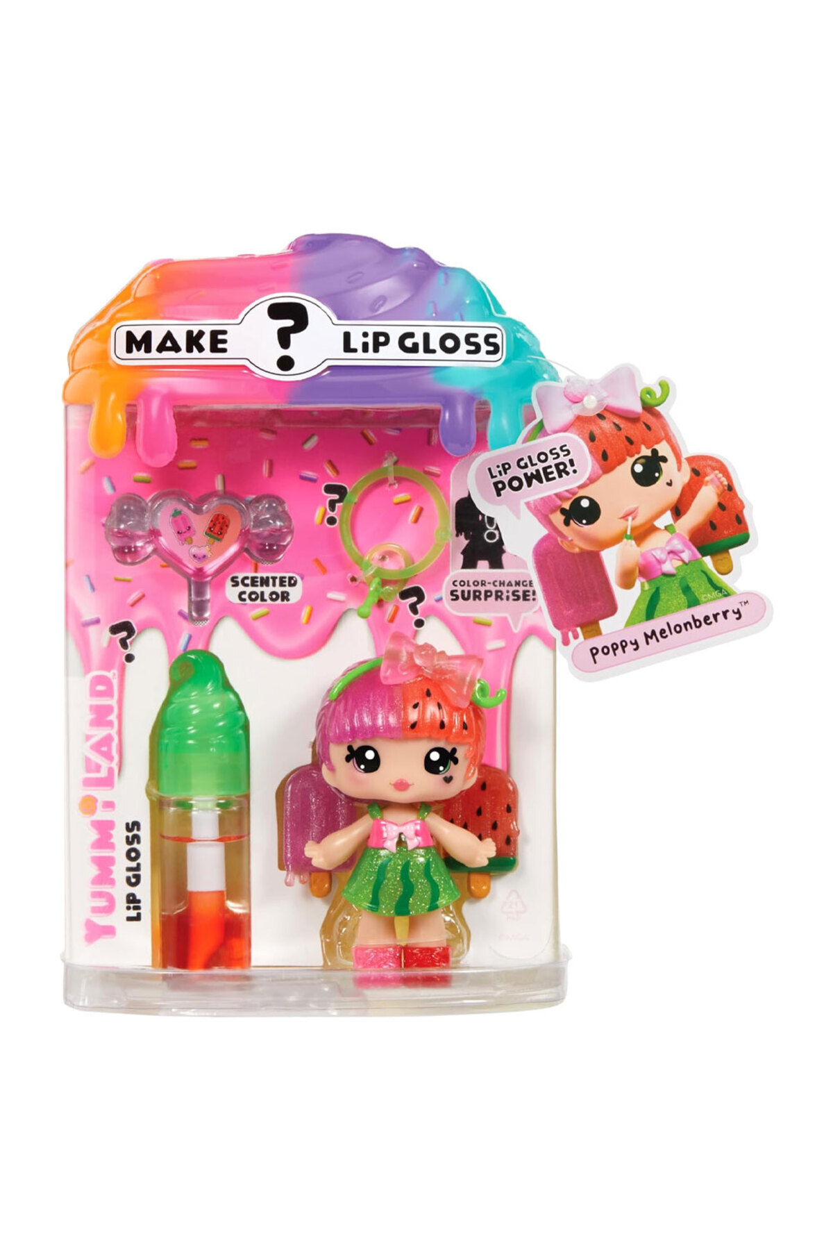 Yummiland Lip Gloss Doll Mystery Color Change Poppy Melonberry
