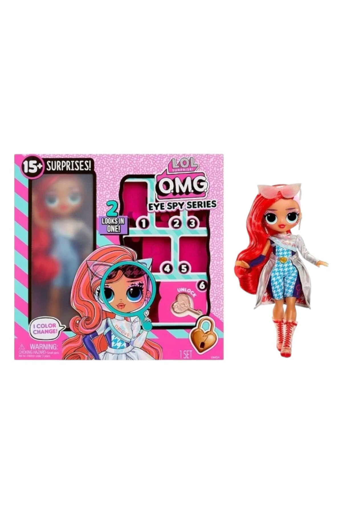 Lol OMG Tatlı Casus Bebekleri Gizli Casus Jessica Spy Bebeği