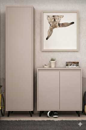 FUHO Şimal Vestiyer Vizon Bej