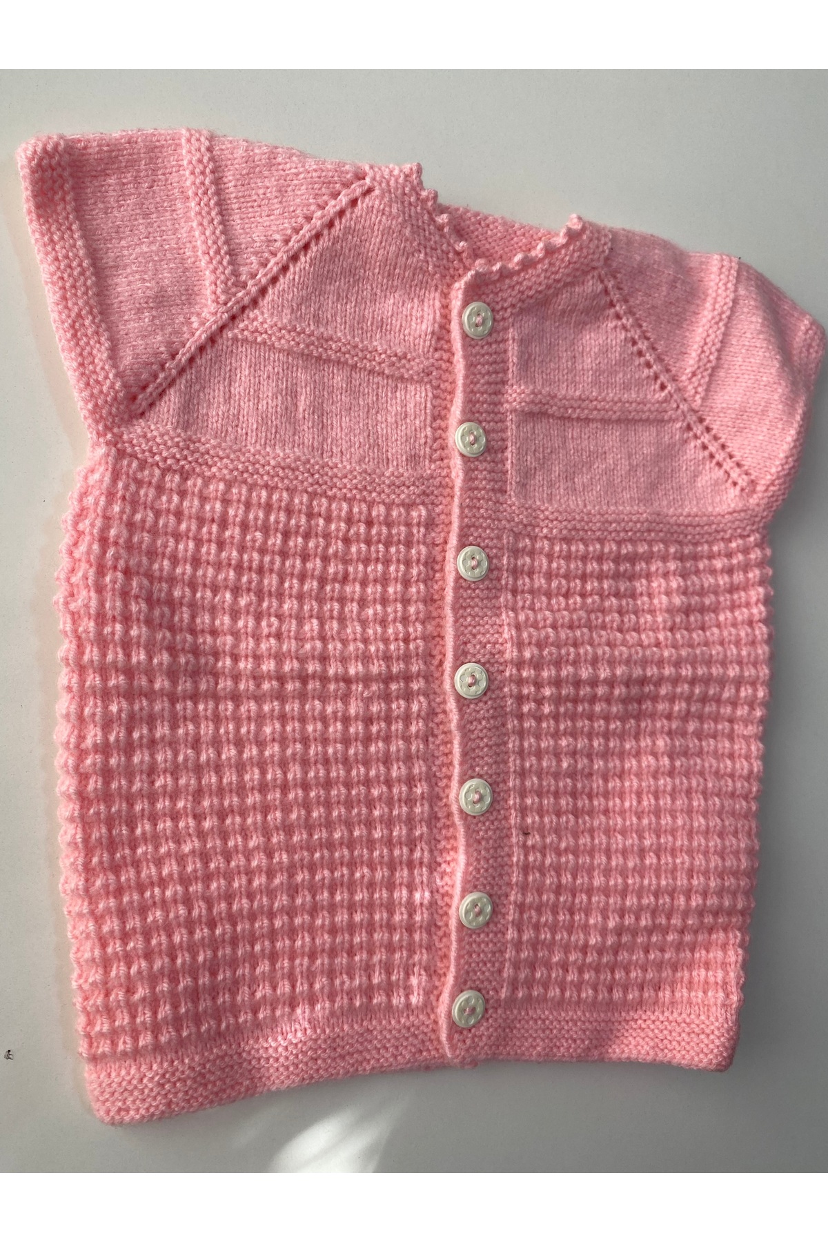 GoyceFashion %100 El Örmesi Anti Alerjik Terletmeyen Yapılı ve Şık Tasarımlı Bebek Yeleği fotoğrafı 3 (önizleme)