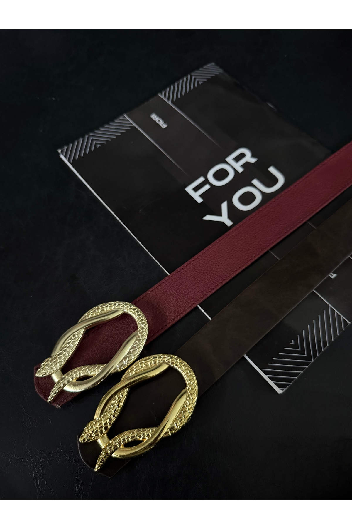 Women's Pants Belt with Snake Buckle, Jacket Belt, Dress Belt, Shirt Belt