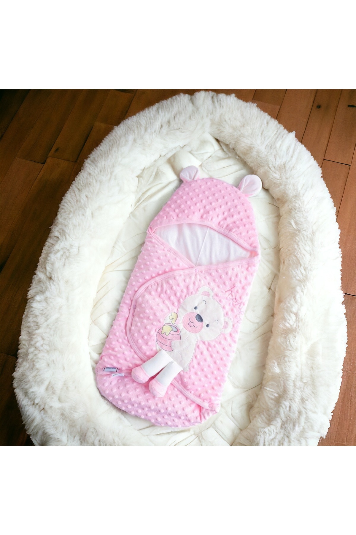 Beyaz Bebek 4'lü Bebek Doğum Seti (HASTANE ÇIKIŞ,ANNE&BEBEK BAKIM OMUZ VE SIRT ÇANTASI,KUNDAK) fotoğrafı 3 (önizleme)
