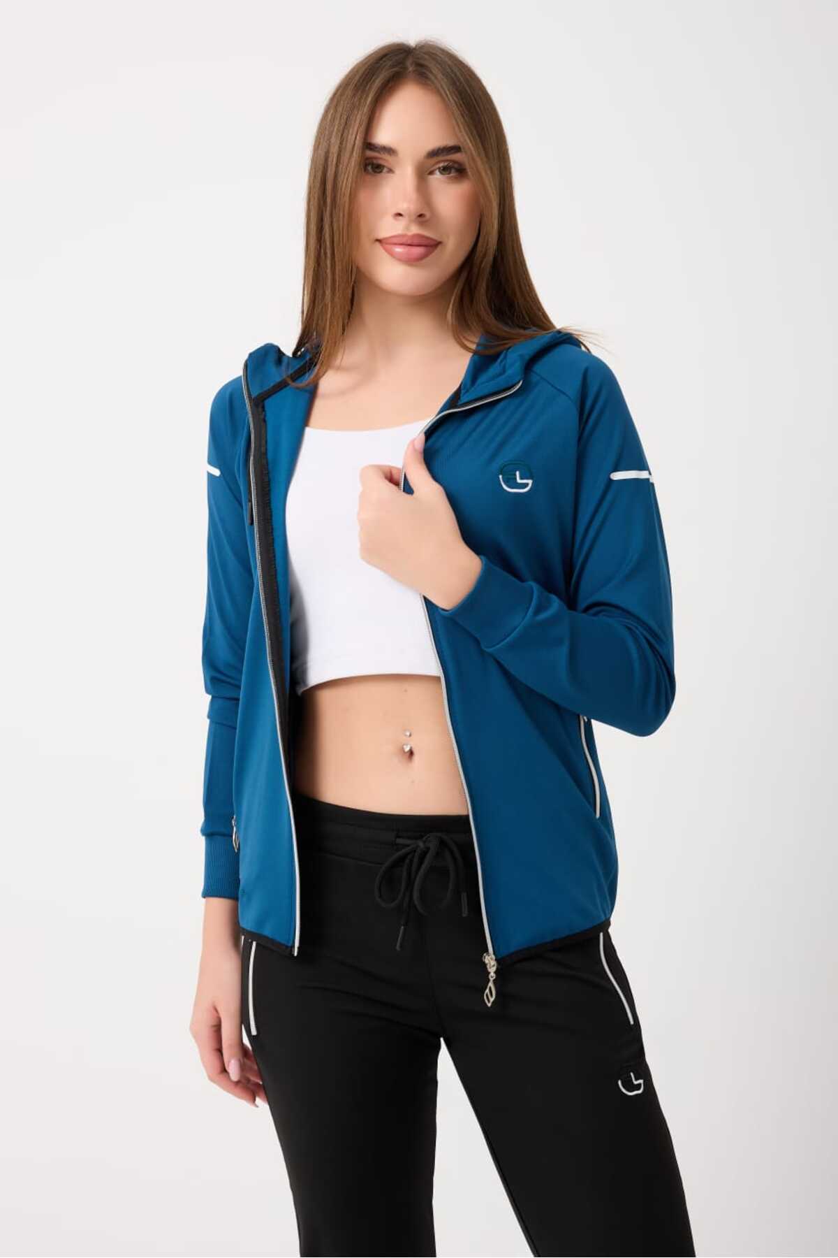 Yeni Sezon Şık Perfect Fit Eşofman Takımı — آبی B5722 — تصویر 3 از 7