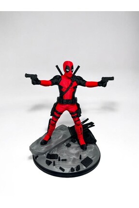 Uztech Deadpool Koleksiyon Figürü - Premium 3D Baskı - 150 mm