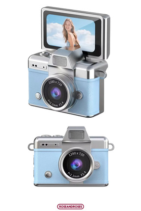 RoseandRoses Minyatür Dönen Ekran Video Foto Kamera