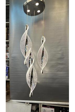 Klas Ledli üç renkli modern şık avize evinize şıklık katar her alana uygun