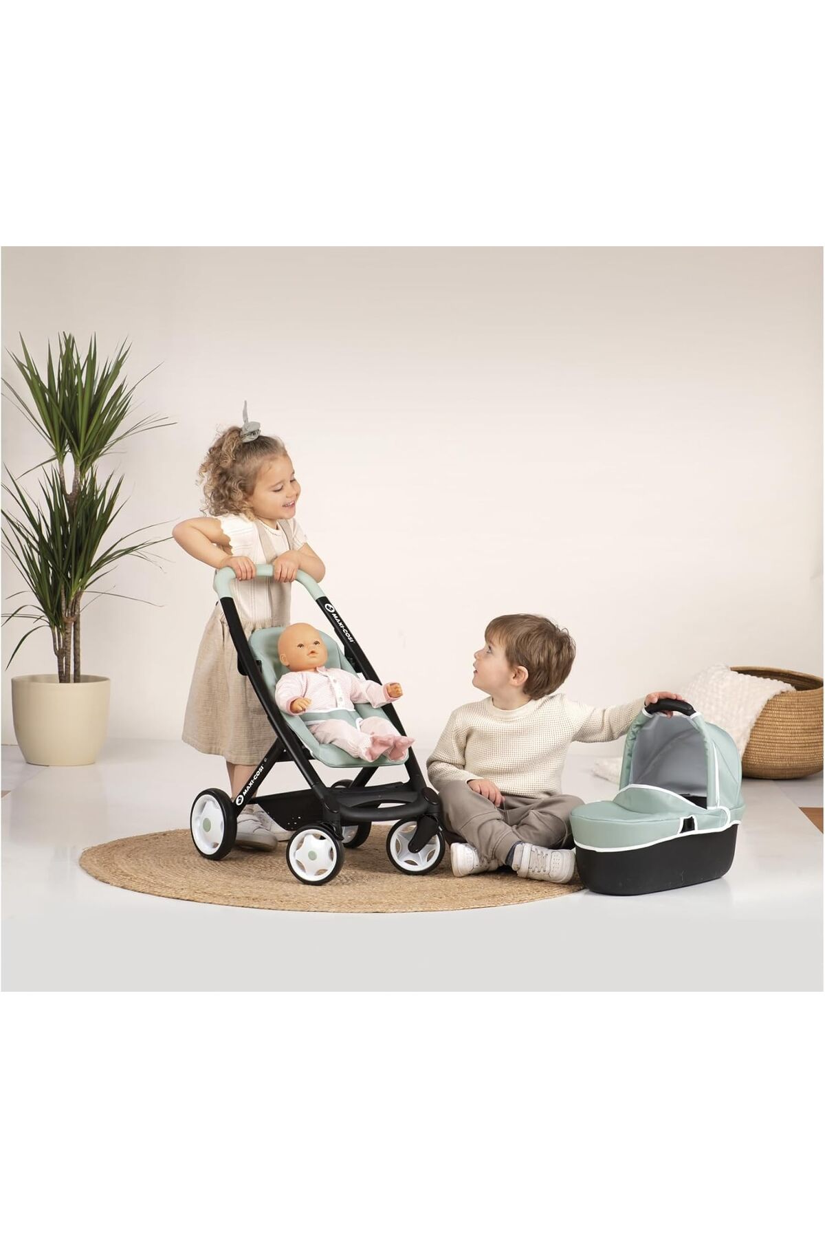 Cici Oyuncak Çocuk Oyuncak Bebek Taşımak İçin Puset 3in1 Bebek Arabası High Quality Made İn France