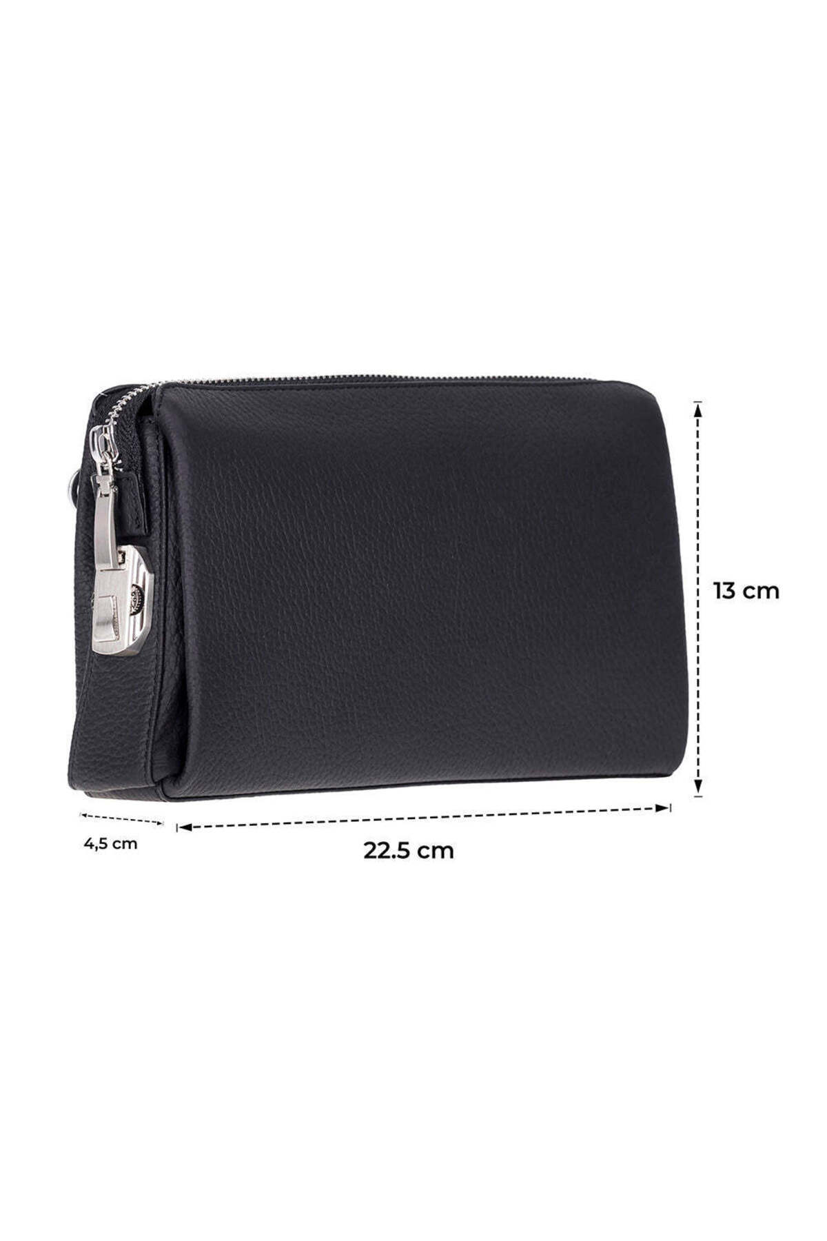 unbranded Forte Wrist Ash Smoke Unisex Kilitli Clutch Çanta görsel 5