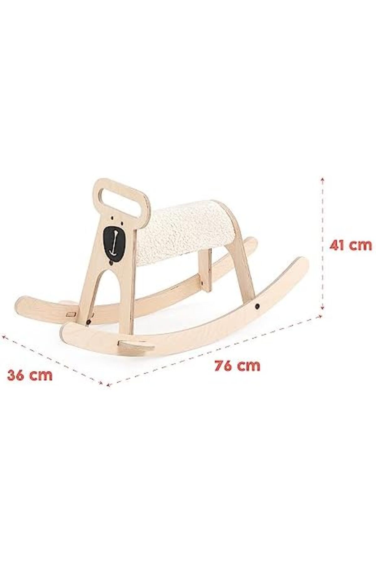 esplendor espshopx Mamatoyz Ahşap Sallanan At Sevimli Ayı 1119939 fotoğrafı 3 (önizleme)