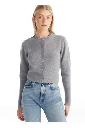 Ted Baker Gri Melanj Kadın Hırka TBWRKW1071