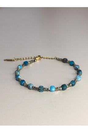 Han Doğaltaş Apatit Doğal Taş Elmas Kesim 4 mm Hematit Detaylı Çelik Klipsli ...