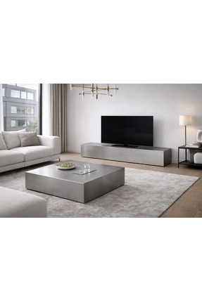 alkametal Paslanmaz Tv ünitesi 160cm x 35 cm