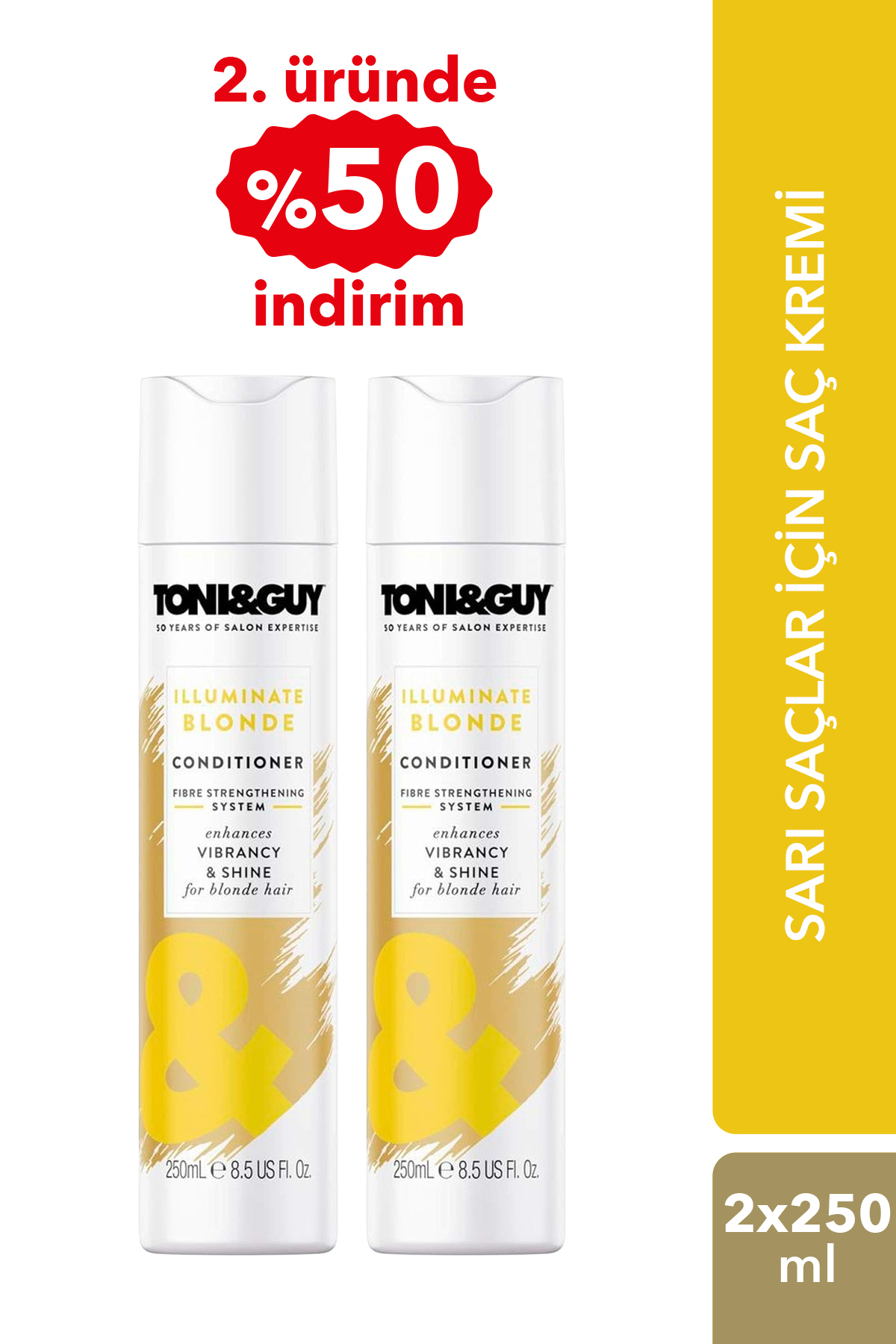 Toni&Guy Sarı Saçlar İçin Saç Kremi 2x250 ml — TNGY0014
