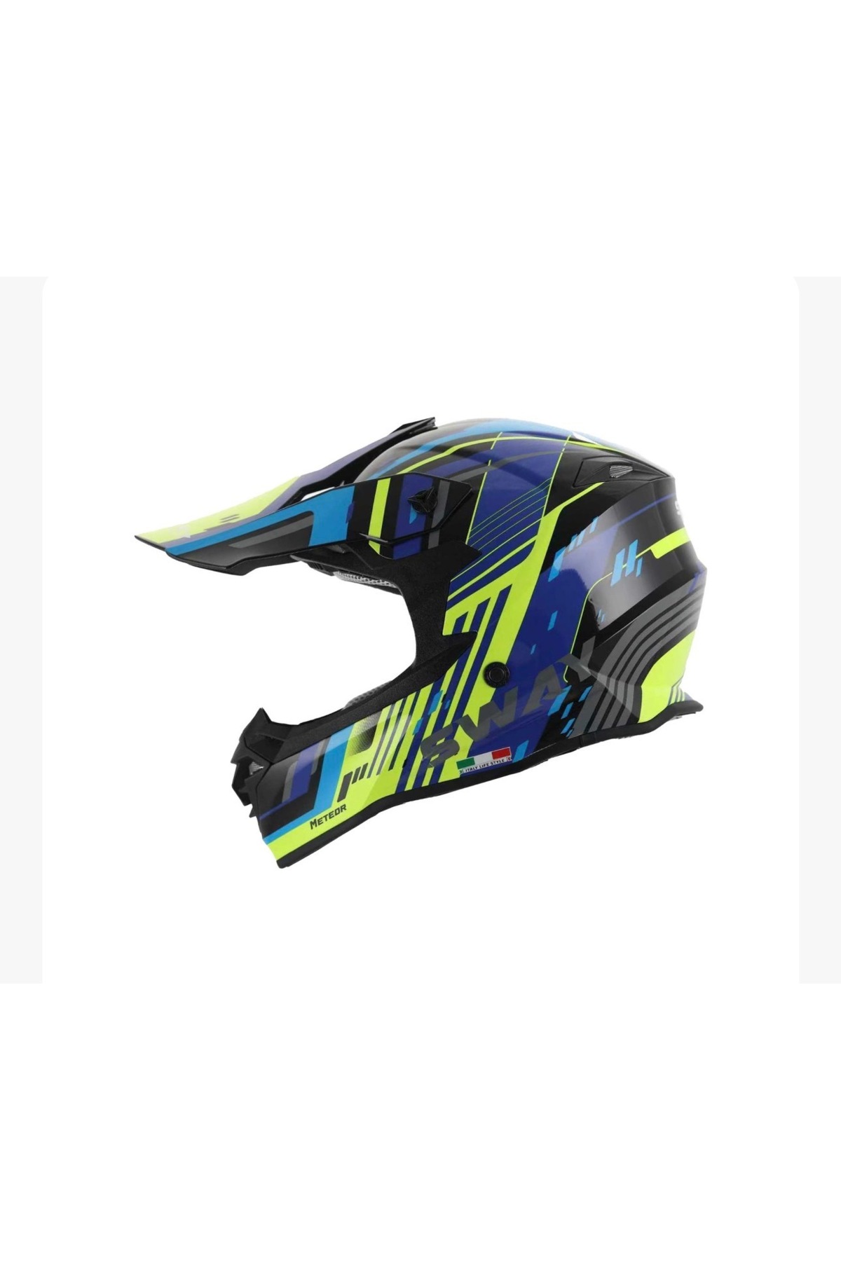 Kask SWAY SW 617 METEOR Yellow Cross - Fiyatı, Yorumları