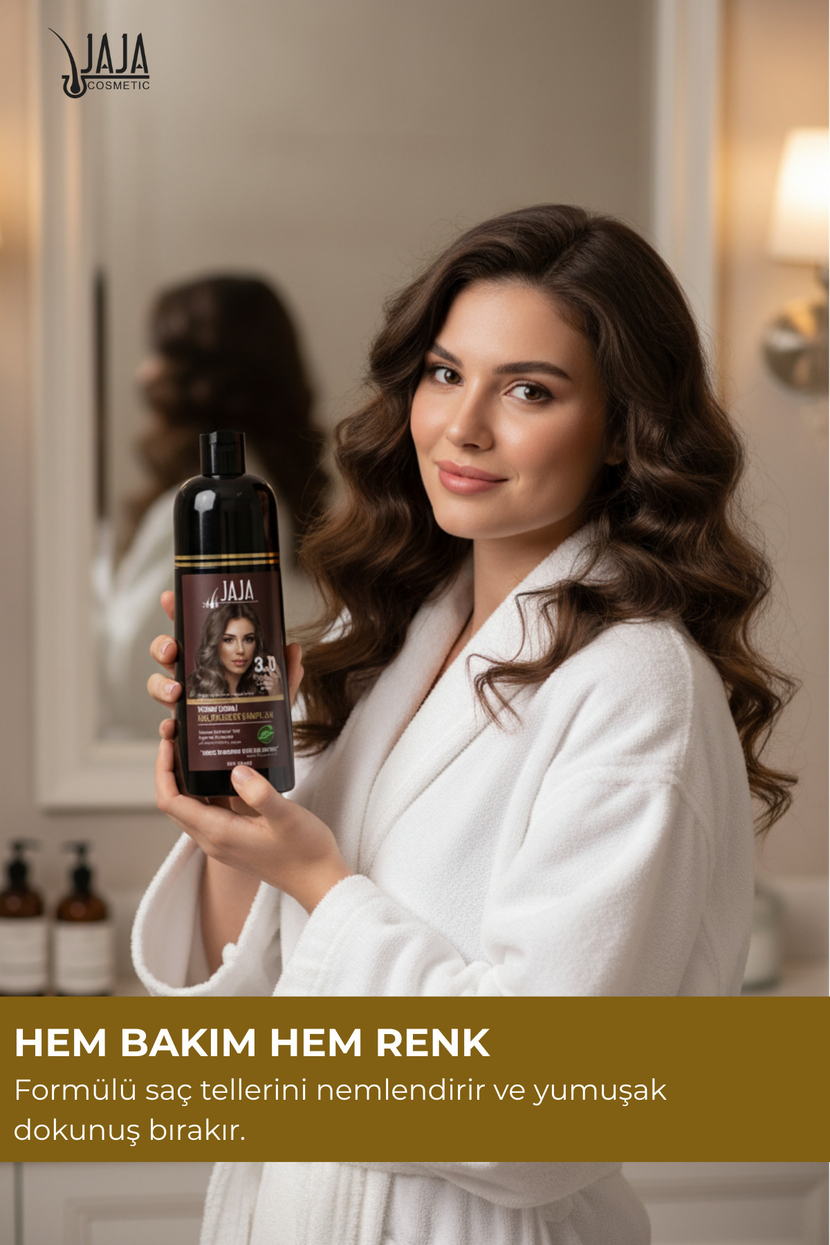 Koyu Kahve (Dark Brown) Saç Pigment Şampuanı 3.0 | 300 ML & Vitamin İçerikli — 8682943111160-1 — تصویر 4 از 7
