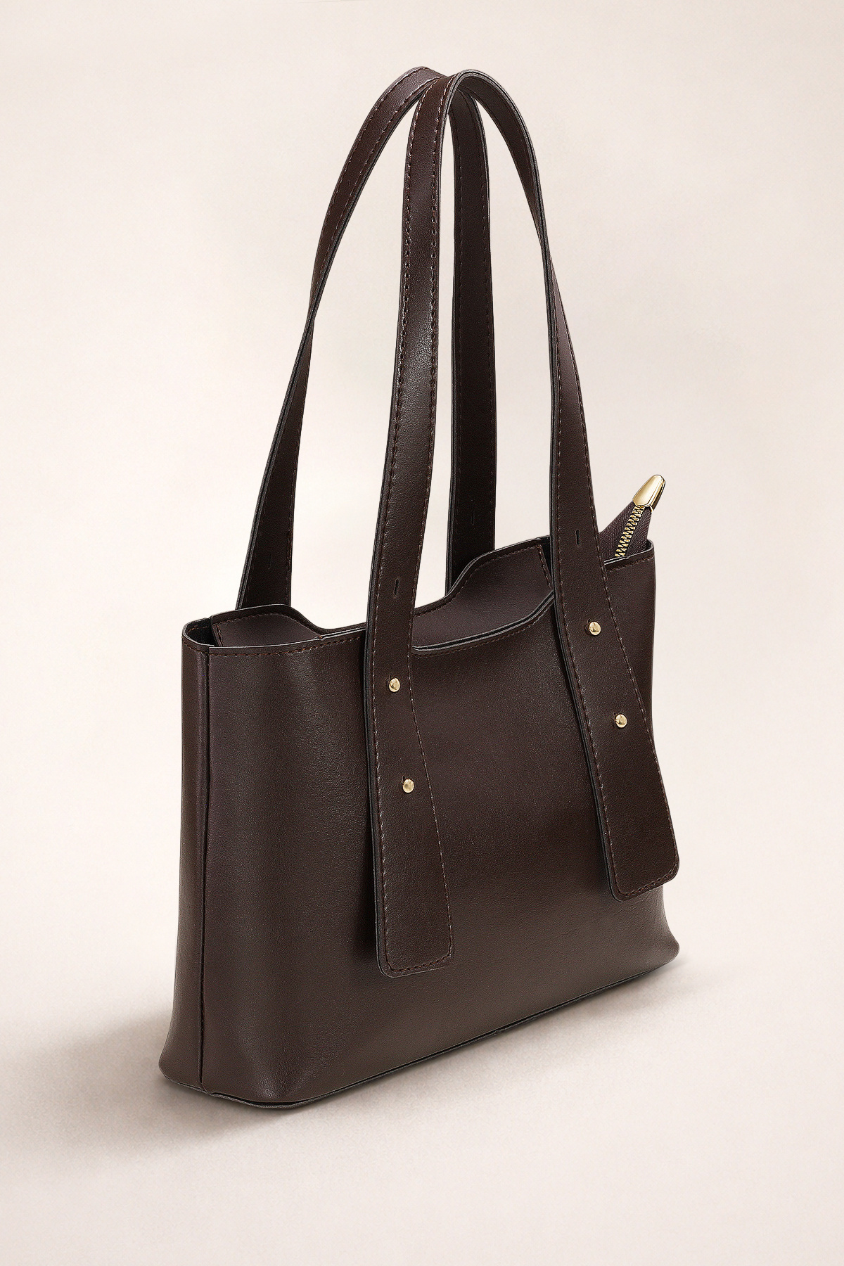 Housebags Retro Vintage Fermuarlı, Ayarlanabilir Omuz Askılı Çanta 287 görsel 2