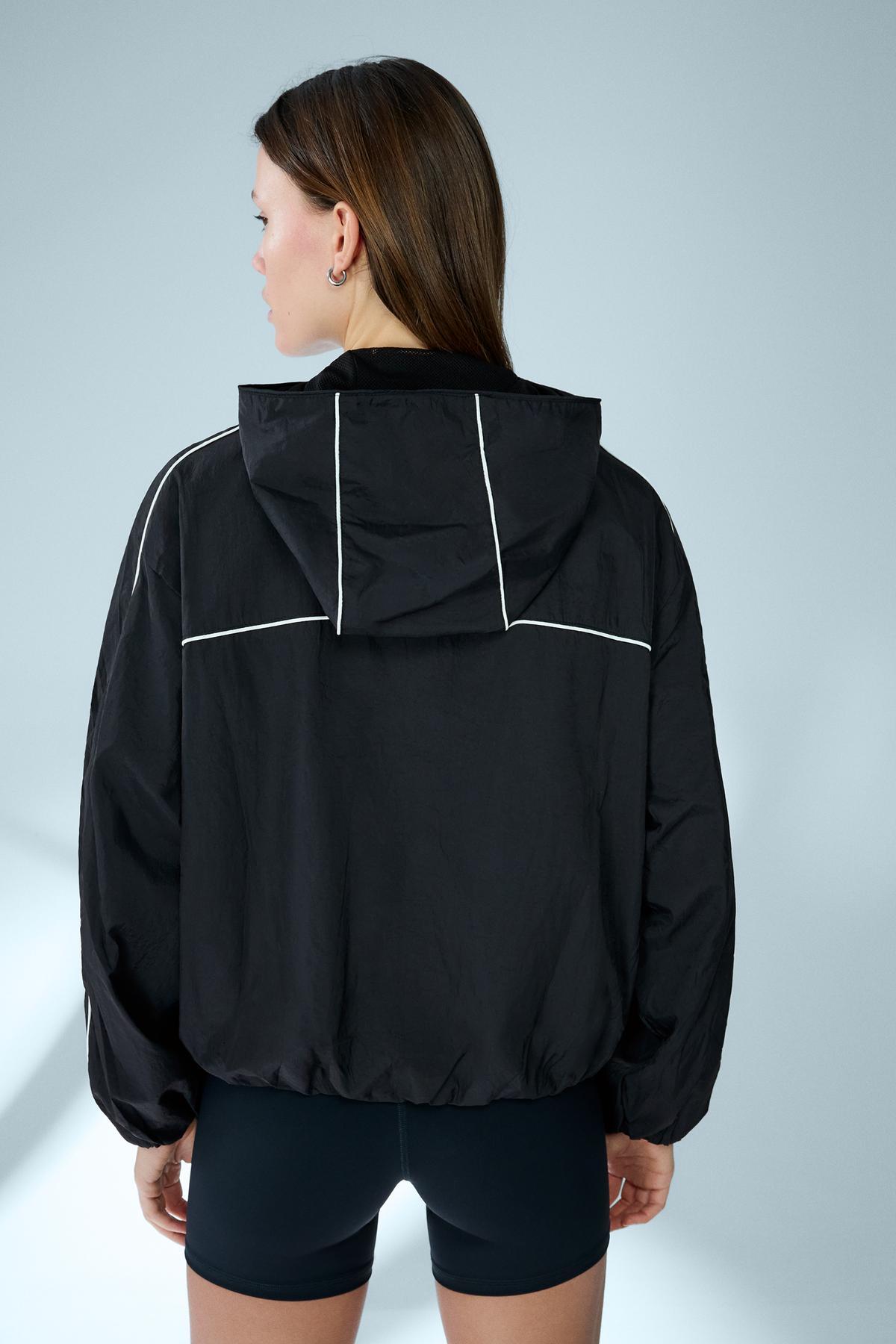 Bershka  Teknik kapüşonlu ceket - Görsel 2