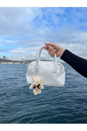 MEDİSH STORE Ayıcıklı Deri Çanta