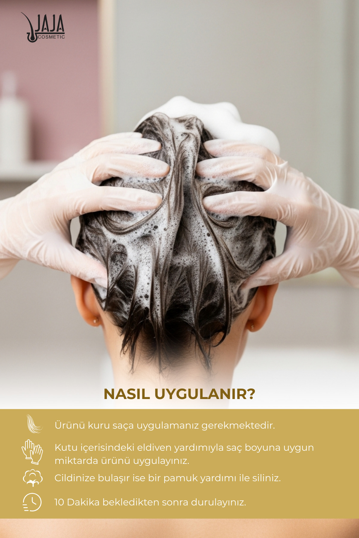 Koyu Kahve (Dark Brown) Saç Pigment Şampuanı 3.0 | 300 ML & Vitamin İçerikli — 8682943111160-1 — تصویر 5 از 7